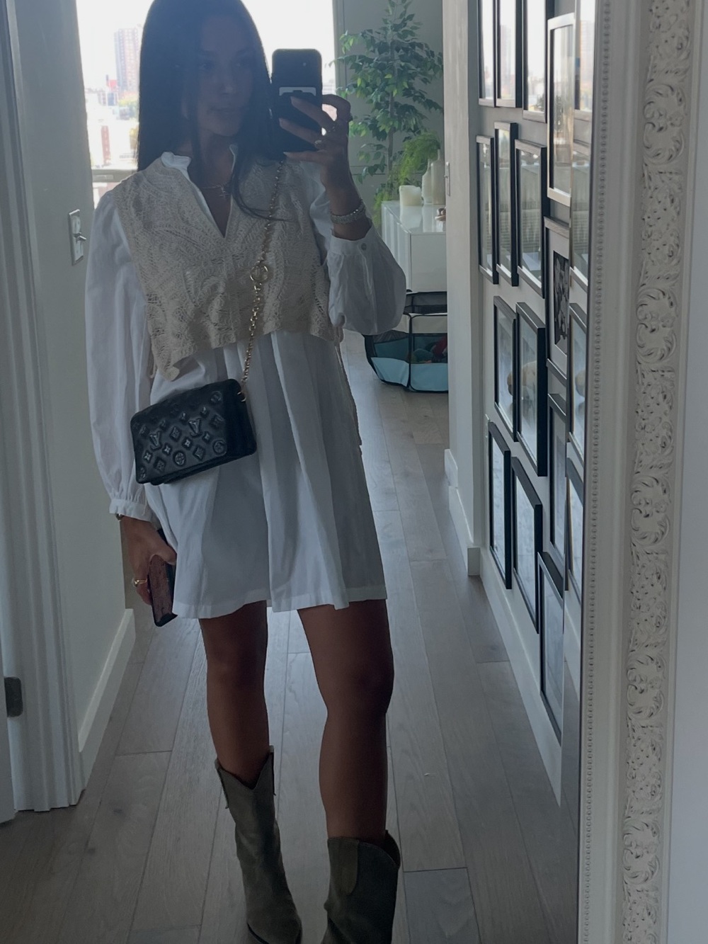 Zara Dress with Crochet Vest - Picture 7 of 7